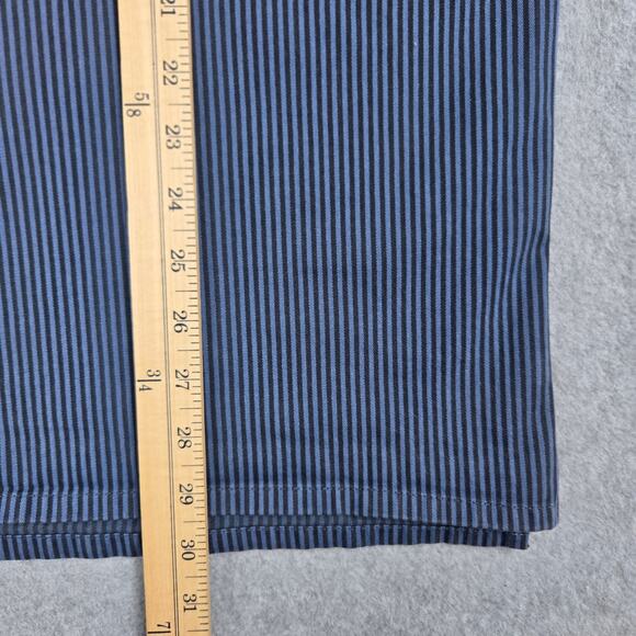 Nike SB Size XL Skateboard Short Sleeve Dri Fit 1/4 Zip Pullover Stripe Blue Blk - Picture 10 of 11